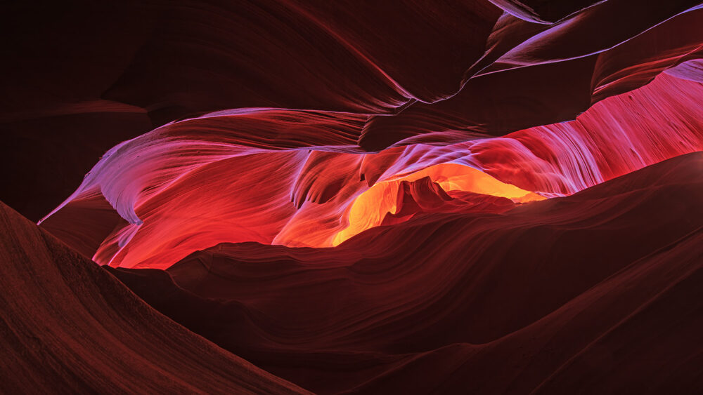 "The Silent Blaze of Time"-Antelope Canyon Photography"