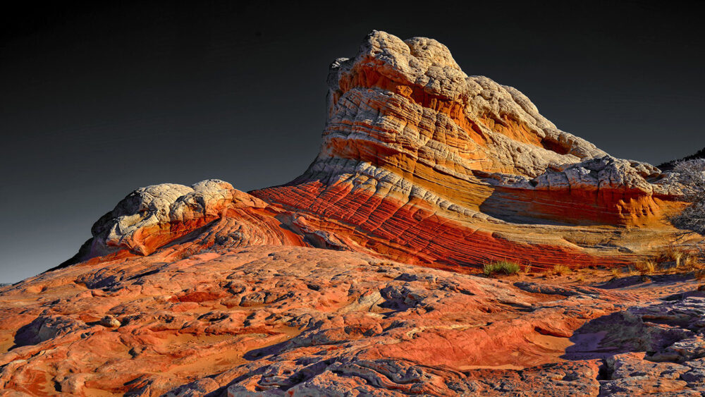 “Painted by Time – White Pocket Fine Art Print”