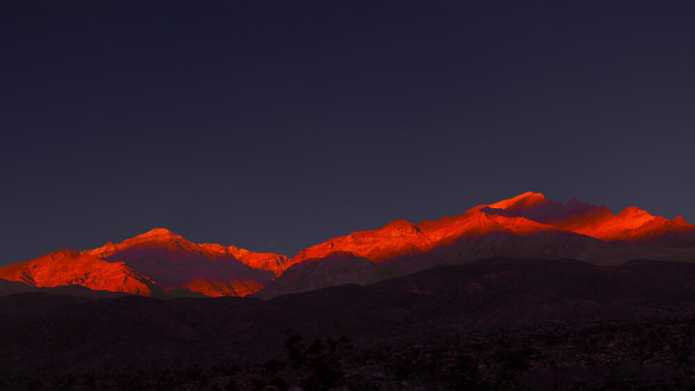 Ember Crown – Sierra Nevada sunrise wall art