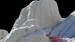 "Moonlit Monoliths – Ghostly Formations of the Southwest"